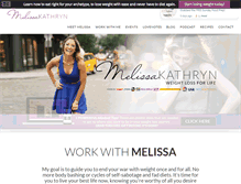 Tablet Screenshot of melissakathryn.com